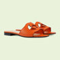 Gucci Interlocking G cut-out slide sandal 694451 US000 7519 - thumb-2
