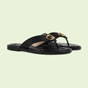 Gucci Interlocking G thong sandal 695207 A3N00 1000 - thumb-2