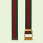 Gucci Web belt with rectangular buckle 700339 HE2VT 8742 - thumb-2