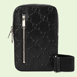 Gucci GG embossed sling backpack 700431 1W3CN 1000