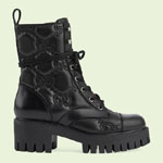 Gucci GG quilted lace-up boot 718386 DS8U0 1000