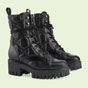 Gucci GG quilted lace-up boot 718386 DS8U0 1000 - thumb-2