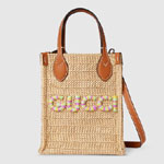 Gucci Super mini straw-effect bag 780083 FAC42 9561