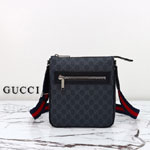 Gucci GG Black Small Messenger Bag Black 792082 FADJA 1042