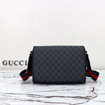 Gucci GG Black Medium Crossbody Bag Black 792124 FADJA 1042