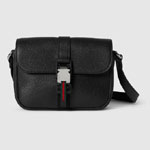 Gucci Super Mini Shoulder Bag In Black Leather 800313 AADYK 1060