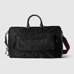 Gucci Large Duffle Bag In Black Nylon 802094 FADUL 1066