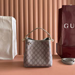 Gucci GG Emblem Small Bucket Bag Grey 815118 FAD6M 1425