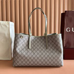 Gucci GG Emblem Large Tote Bag Grey 815213 FAD6M 1425