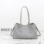 Gucci GG Emblem Small Tote Bag Grey 815214 FAD6M 1425