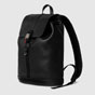 Gucci Large Backpack With Web In Black Leather 816750 AAEF7 1042 - thumb-2