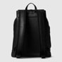 Gucci Large Backpack With Web In Black Leather 816750 AAEF7 1042 - thumb-3