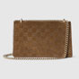 Gucci Dionysus Small Shoulder Bag In Brown Suede 818145 AAEG4 2118 - thumb-3