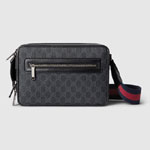 Gucci Medium GG Supreme Crossbody Bag In Black 822072 FADJA 1042