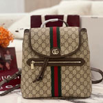 Gucci Ophidia Medium Backpack Beige Brown 836855 FAE0J 9867