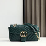 Gucci GG Marmont Small Shoulder Bag Green 837280 AAE38 3020