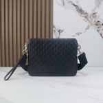 Gucci GG Emblem Medium Crossbody Bag Black 850214 AAFOM 1053