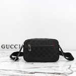 Gucci GG Emblem Small Crossbody Bag Black 850242 AAFOM 1053