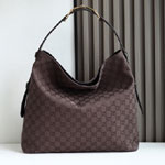 Gucci Beatrix Large Tote Bag Brown Dark Brown 850546 FAFMA 2152