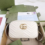 Gucci GG Marmont Small Camera Bag White 855273 AAFXD 9050