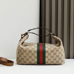 Gucci Vanity Medium Top Handle Bag Beige Brown 857799 FAFUF 9870