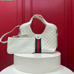 Gucci Giglio Small Tote Bag White 860845 AAG3J 9252