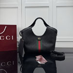 Gucci Giglio Small Tote Bag Black 860845 AAHB0 1053