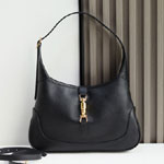 Gucci Jackie 1961 Medium Shoulder Bag Black 863136 AAGDJ 1000