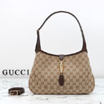 Gucci Jackie 1961 Medium Shoulder Bag Sand Brown 863136 FAFV2 9651