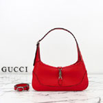 Gucci Jackie Slim Medium Shoulder Bag Red 863137 AAGR5 6404