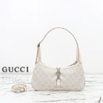 Gucci Jackie Slim Medium Shoulder Bag Ivory 863137 FAFV4 9551