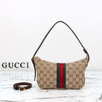 Gucci Lunetta Small Crossbody Bag Sand Brown 863406 FAFV9 9653