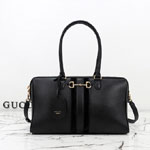 Gucci Borsetto Large Boston Bag Black 866734 AAHA6 1000