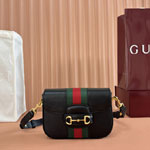 Gucci Horsebit 1955 Small Shoulder Bag Black 866762 AAGIQ 1053