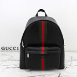Gucci Web Trademark Large Backpack Black 866981 AAGIG 1057