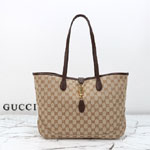 Gucci Jackie Medium Tote Bag Sand Brown 867015 FAFV2 9651