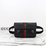 Gucci Web Trademark Small Belt Bag Black 867032 AAGIH 1057