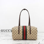 Gucci Melrose Medium Boston Bag Sand Brown 875228 FAF79 8547