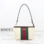 Gucci Small Pouch With Strap Web Natural A000MM FAGAJ 8643