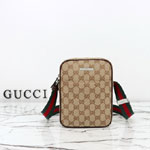 Gucci Tag Small Crossbody Bag Sand Brown A0022Z FAGBV 9653