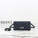 Small Pouch With Strap Gucci Plaque Black A002KG FAF9C 1144