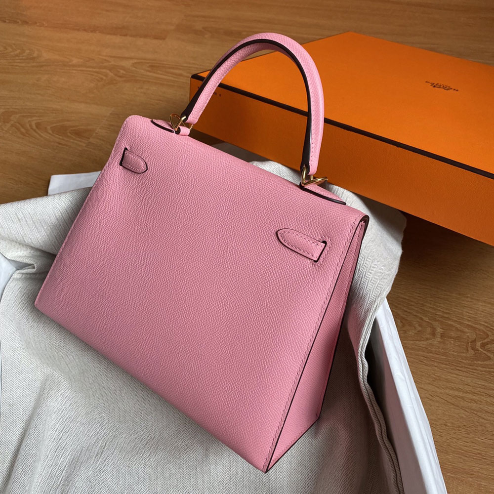 Hermes 25cm Kelly Sellier in Pink Epsom H027629C002 - Photo-2