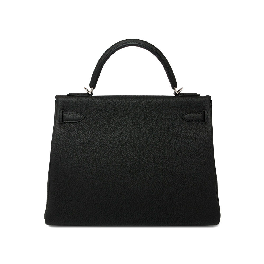 Hermes 32cm Black Togo Kelly Bag H027631CK89 - Photo-2