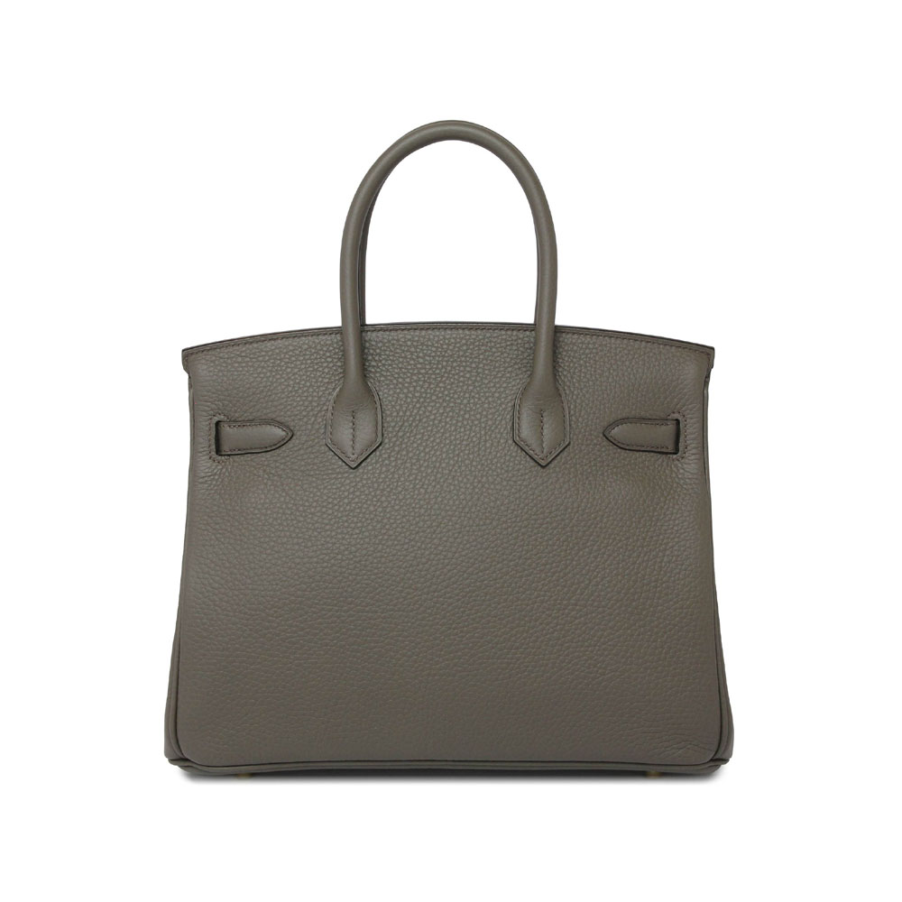 Hermes 30cm Etain Birkin Bag In Clemence Leather H027767CK28 - Photo-2