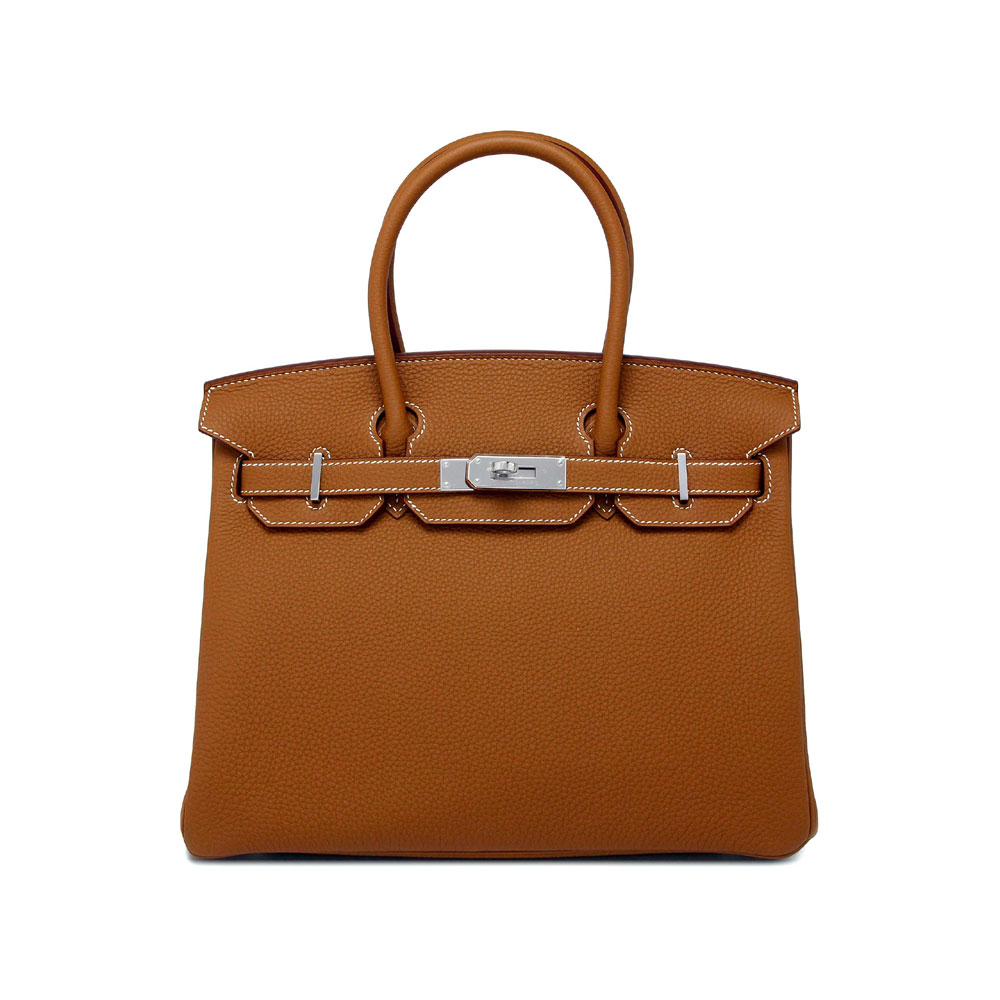 Hermes 30cm Gold Birkin Bag In Togo Leather H027767CK37