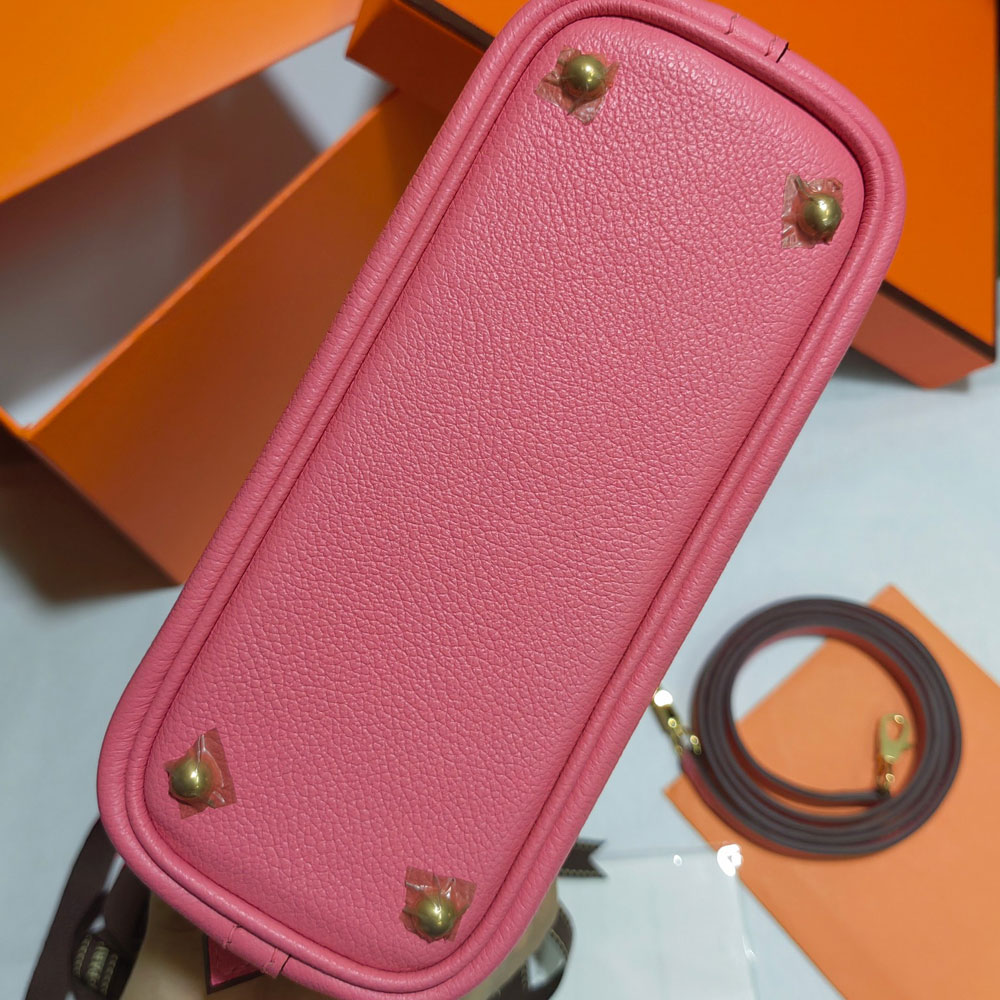 Hermes Mini Bolide Bag Pink Evercolor H029812CK04 - Photo-2