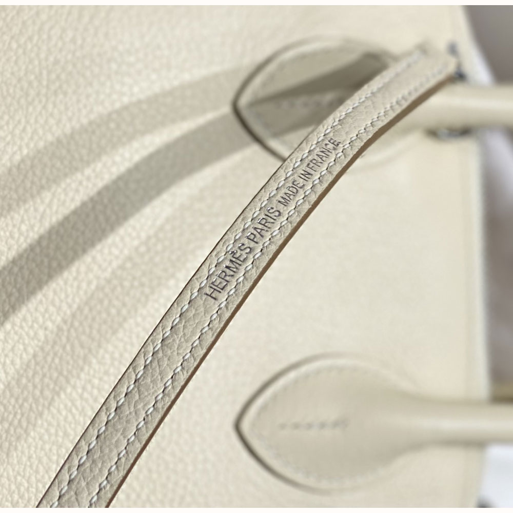 Hermes Mini Bolide Bag White Evercolor H029812CK05 - Photo-4