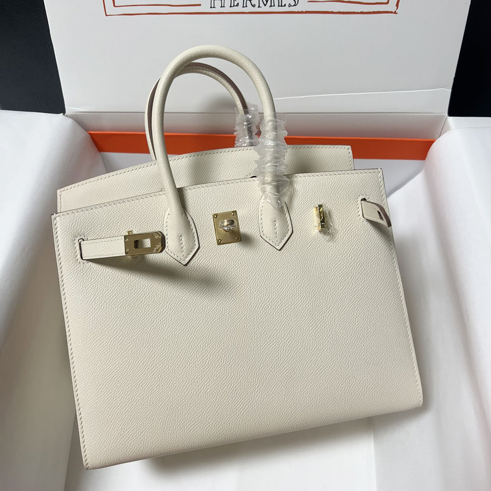 Hermes 25cm Birkin Bag in White Epsom H041344C004 - Photo-3