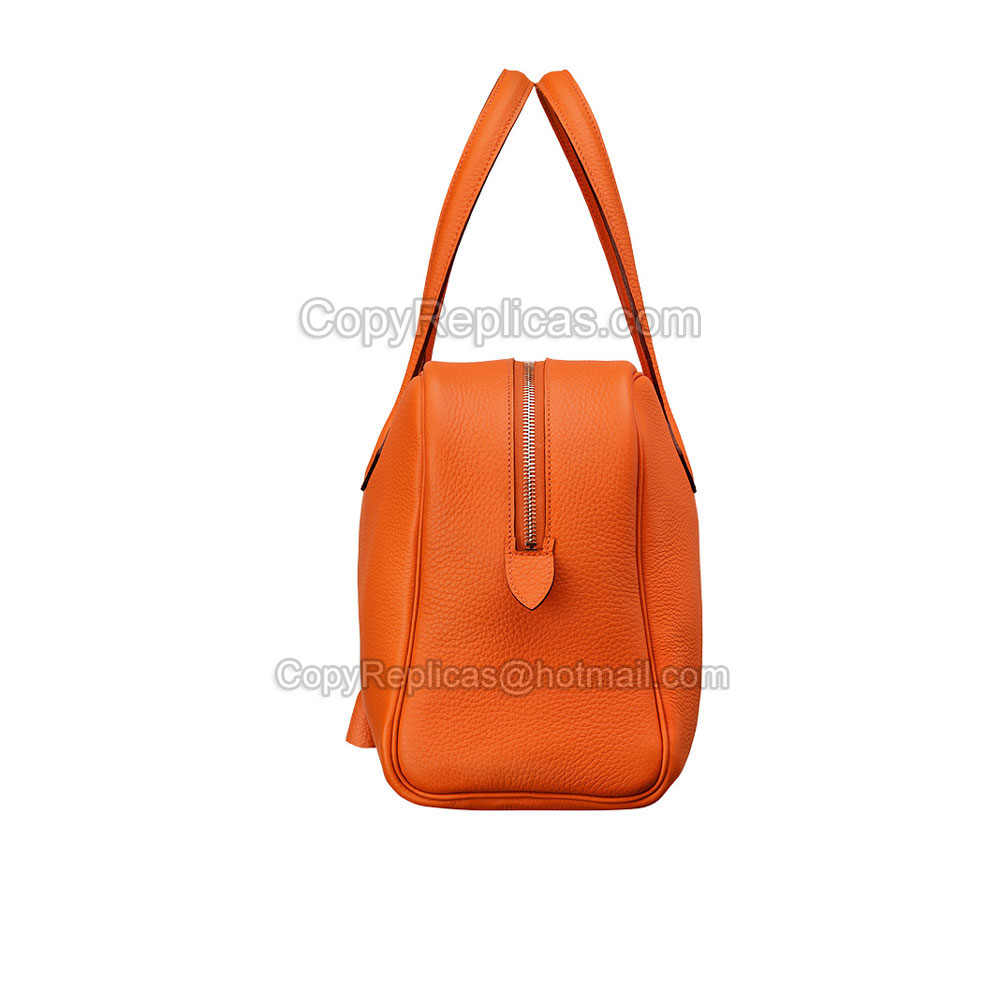 Hermes Victoria II 35 tote bag 35Fire orange H050021CK9J - Photo-2