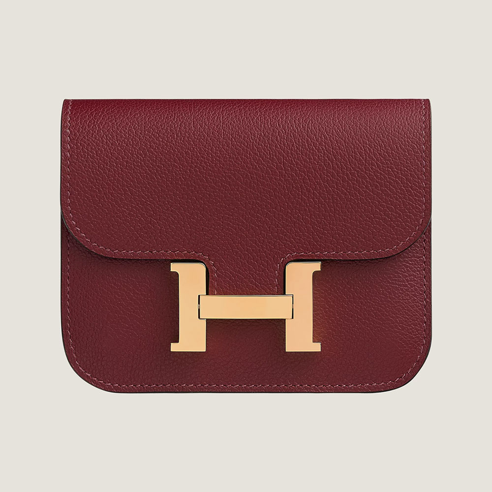 Hermes Constance Slim Wallet Chever H082214CC55